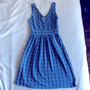 Anthropologie Maeve fit and flare dress